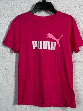 Puma Women's Graphic Short Sleeve T-Shirt - Pink  XS